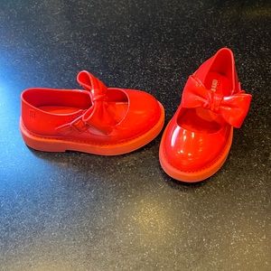 Mini Melissa toddler girl shoes size 7